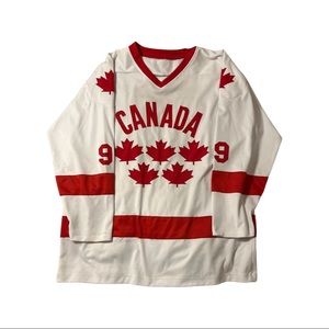 1982 Team Canada World Championships Wayne Gretzky jersey sz XXL